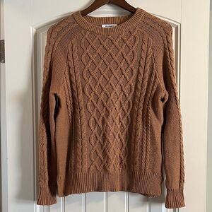 NWOT Old Navy Brown Cable Knit Sweater Size M